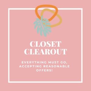 ✨Closet clearout✨ Everything must go!